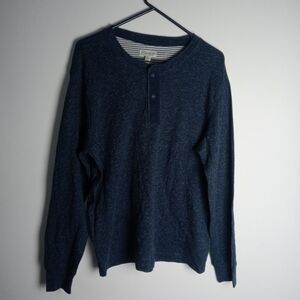 Men's J. Crew Knit Goods Henley Shirt Size L